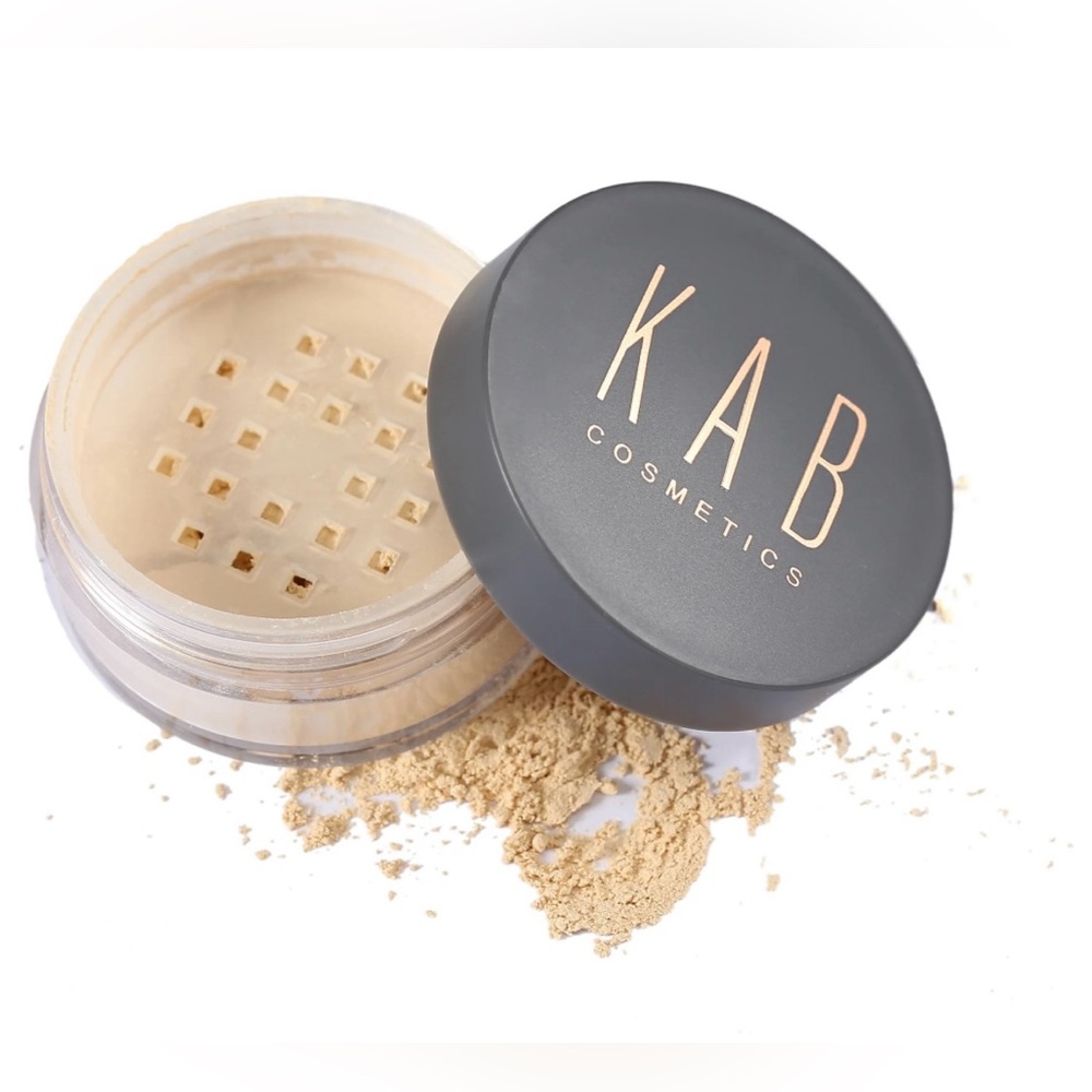 KAB Cosmetics Loose Setting Powder Translucent 2.8g Travel Size ~ New Sealed